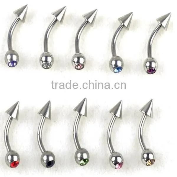 Internally Threaded Tiny cz Diamond Star Labret Monroe Lip Ring Piercing Body Jewellery photo-6