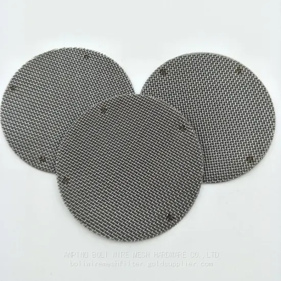 Quality SS316 Stainless Steel Wire Mesh Filter Disc/ Metal Mesh Screen Filter Disk/Stainless Steel Wire Mesh Filter photo-4