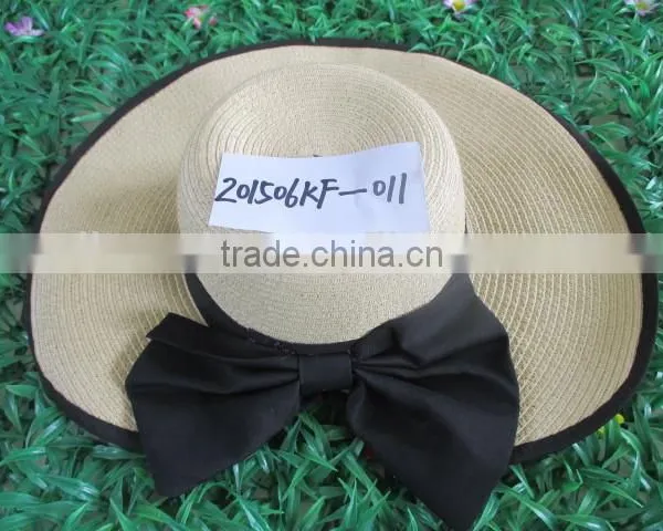 Cheap Wholesale High Quality Ladies Beach Straw Hat photo-4
