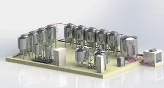 Shockproof Electric Commercial Microbrewery Equipment Semi Auto Control Panel photo-3
