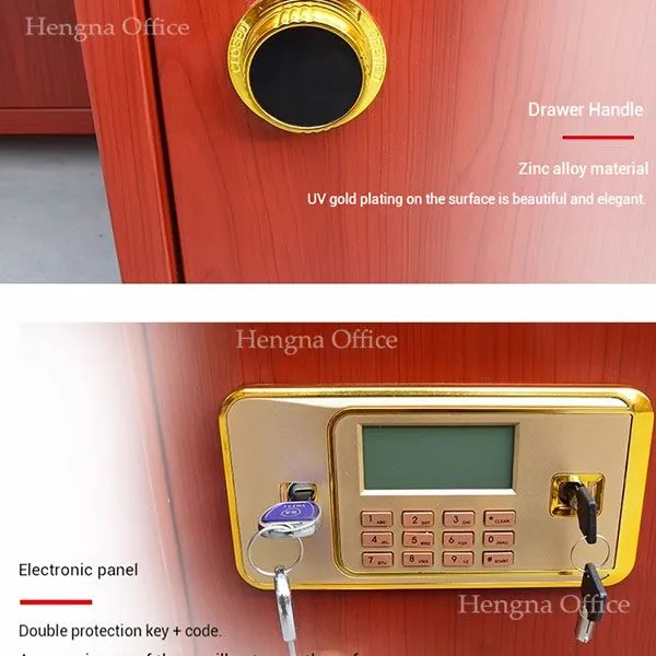 Secure Filing Desk With Electronic Safe | Camera Privacy Protection | ODM Supplier for Medina Institution photo-3