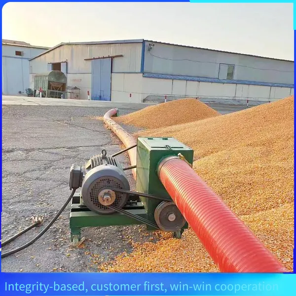 Climbing Material Suction Machine for Chemical Fertilizers and Feeds, Vehicle-mounted Grain Loading Suction Machine for Rice, Spiral Hose Grain Suction Machine photo-5