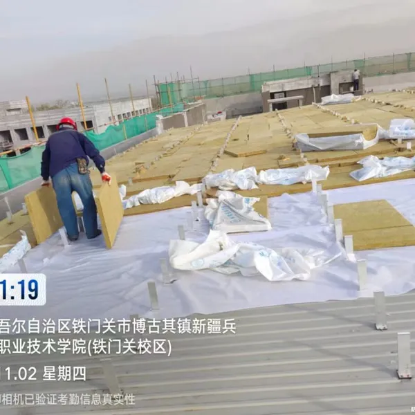 Steel Roof System Steel Structure Standing Seam Heat Insulation Leakproof photo-4