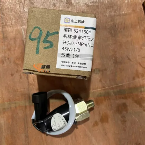 Original SEM W46000193 Reversing light pressure switch for  wheel loader spare parts.