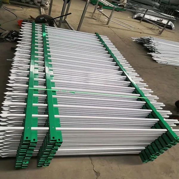 Modular Wrought Iron Fence Hot Dipped Galvanized for Commercial and Industrial Use photo-4