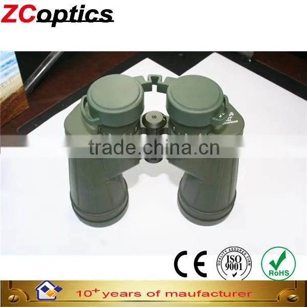 Made in China Cheap Fully Multi-coated High Resolution BAK4 Prism Shockproof Comfortable 10*50 DIY Print Military Telescope