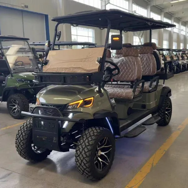 Newly Designed Oulilang Electric Four - Wheel Golf Carts, Customizable at Will, Direct Sales From the Manufacturer for Export Trade photo-2