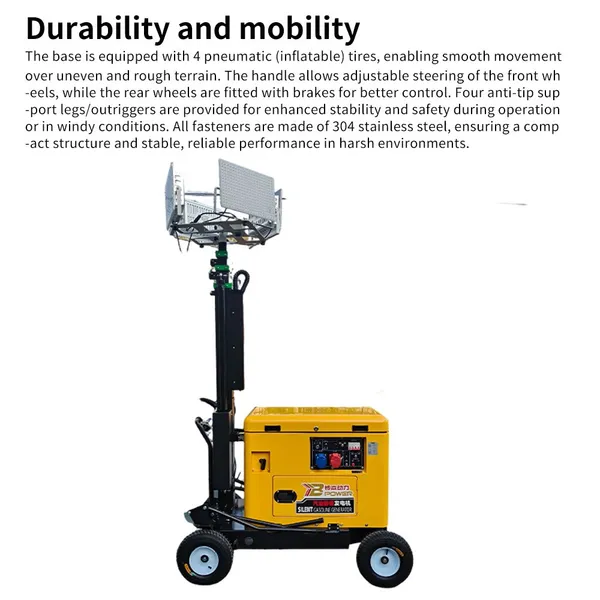 ANJ 6150B Electric Telescopic Lighting Tower photo-4
