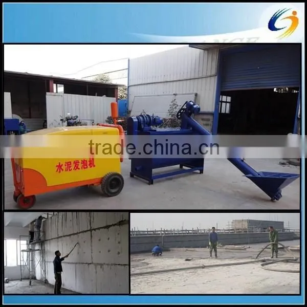 China Portable Mobile Concrete Block Plant From Concrete Foaming to Block Forming