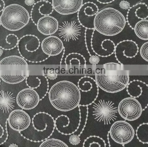 2016 New Arrivals Premium Swiss Voile Lace Heavy Fabric 100% Cotton Lace, Wedding Dress Red.black photo-5