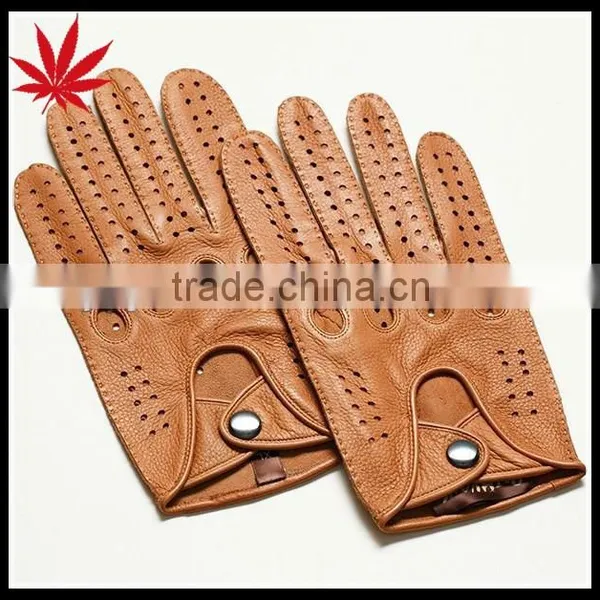 Locomotive Model Deerskin Gloves Outdoor Sports Gloves Leather Motorcycle Racing Gloves