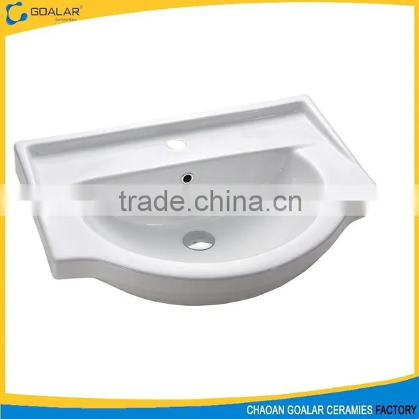 CONSOLLE Many Size Bathroom Sink Ceramic Wash Basin photo-5