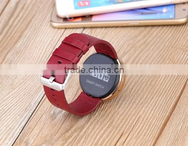 2016 Hot Sell Smart Phone Watch Round Touch Display/cheap Men Heart Rate Watch photo-3