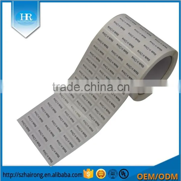 Customized Coated Paper Glossy White Blank Barcode Sticker Printing Wholesale China Manufacturer photo-2