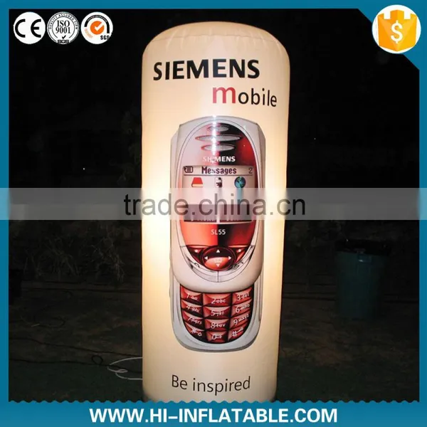 Attractive Christmas Stage Show Decoration Inflatable Pillar With Led Lighting photo-6