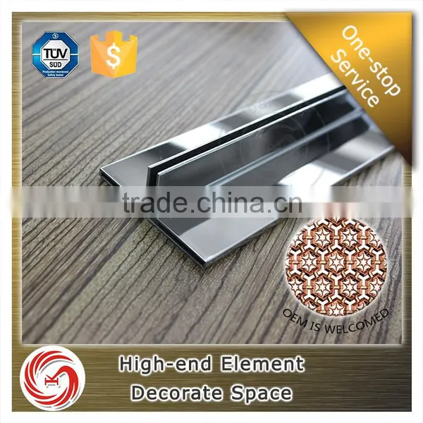 Heavy Duty Silver Effect Stainless Steel Floor Expansion Joint for Tile photo-3