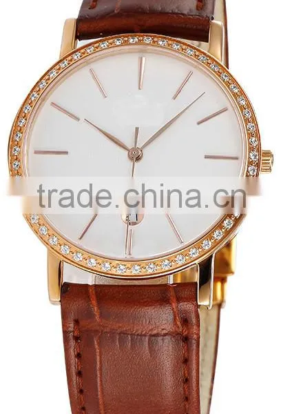 China Factory Price Quartz Stainless Steel Wrist Watch