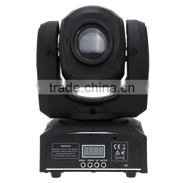 Adj 12W Led Mini Spot Gobo Moving Head Stage Disco Light photo-2