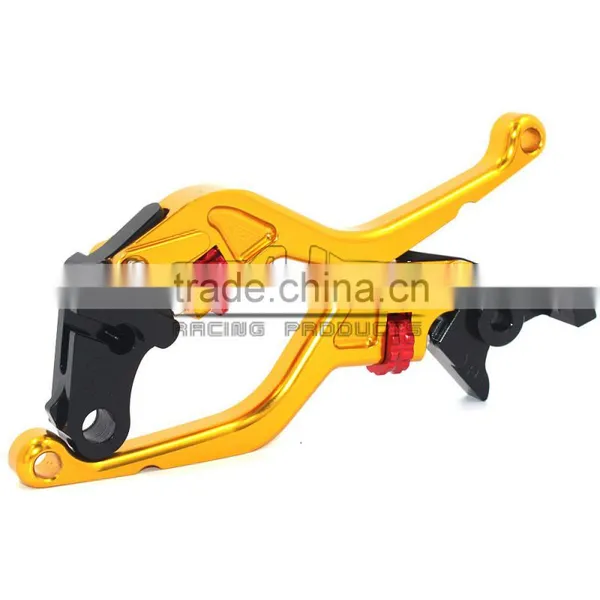 BJ-LS-010 CNC Aluminum Short Motocross Adjustable Clutch Levers Motorcycle Brake Lever for Yamaha MT-07/FZ-7 2014-2015 photo-4