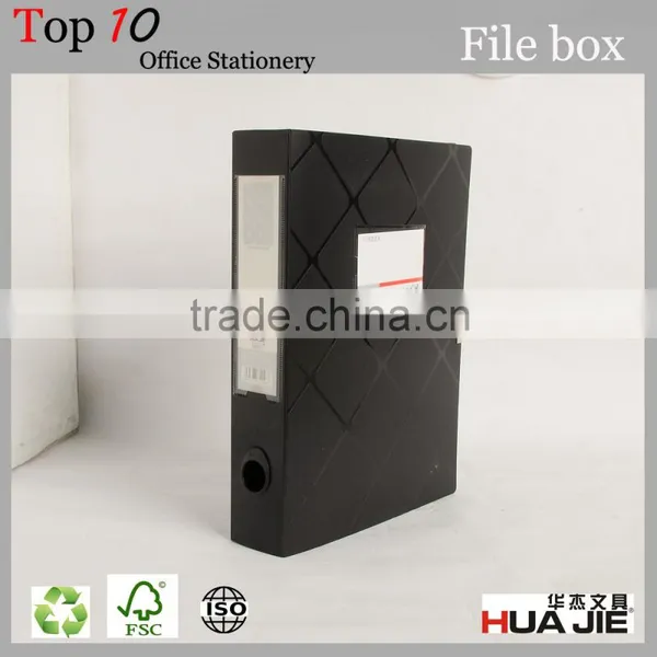 A4 Size 2.5 Inches Case Shape Poly Box File Type Plastic Document Box photo-5