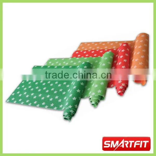 Customized Non-toxic Printed Pvc Yoga Mat Eco Pilate Exercise Mat