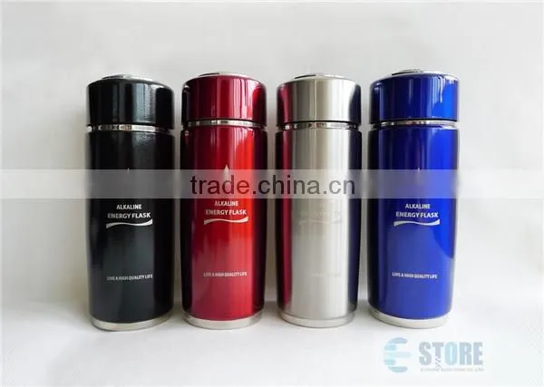 420ml Black Alkaline Stainless Steel Water Bottle photo-6