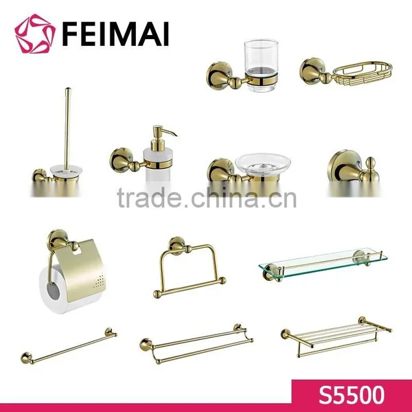 Brass Gold Plated Hotel Style Toilet Paper Holder With Lid photo-4