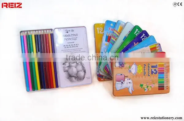 Student Use Tin Box Pack Pencil Tin Box Pack Color Pencil photo-2