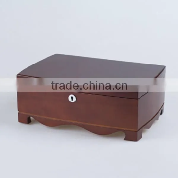 China Wooden Modern Large Jewelry Organizer With Lock photo-3