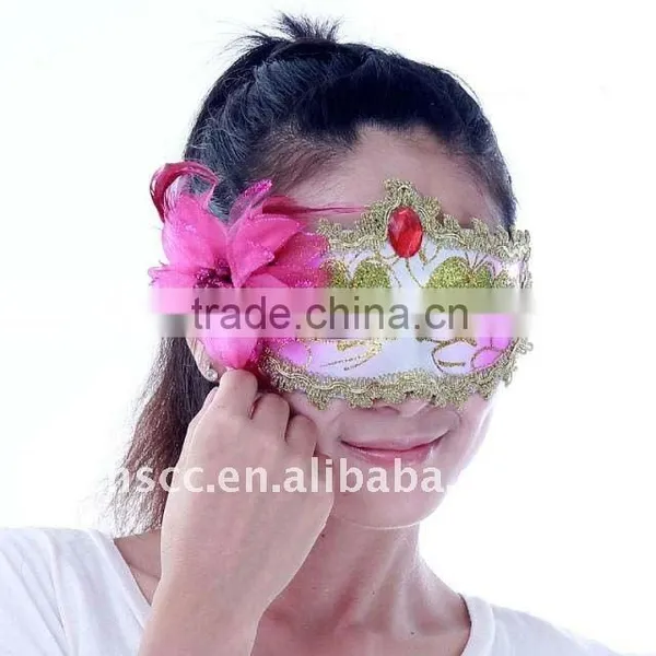 The Little Princess Flower Mask Lace Coloured Drawing or Pattern