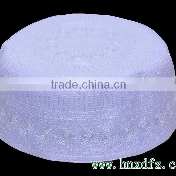 China Wholesale Embroidery Muslim Cap photo-2