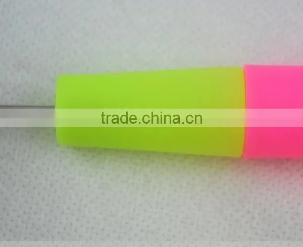 15cm Colorful Handle Tool Crochet Hooks Weave Knitting Braid Needle photo-5