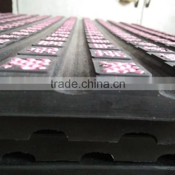High Alumina Ceramic Tiles Embedded in Rubber Sheet for Pulley Lagging photo-3