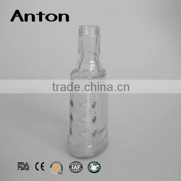 120ml 4oz Ozodd-shaped Glass Wine Bottle photo-2
