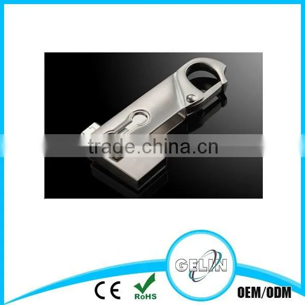 Key Chain and Usb Flash Drive Double Use Aluminum Material Usb 2.0 photo-4