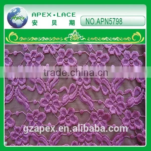 Special Offer Nylon Spandex Lace/ Stretched Lace for Women Garment APN5797 photo-2