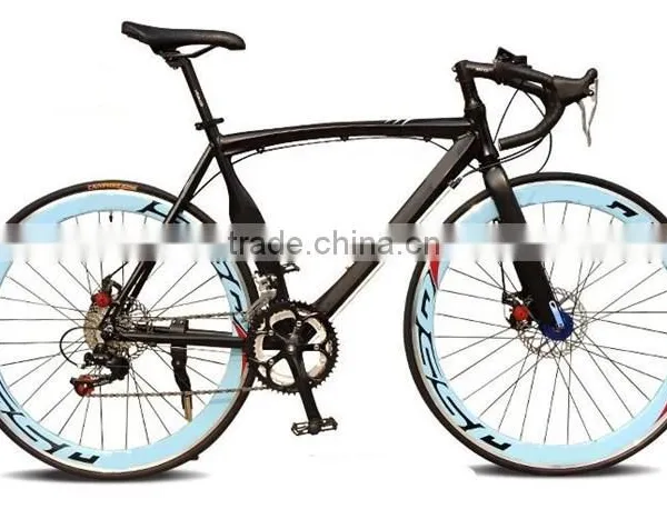 Factory Direct Road Bikes/700c Road Bikes Colored Road Bike Wheels Disc Brake