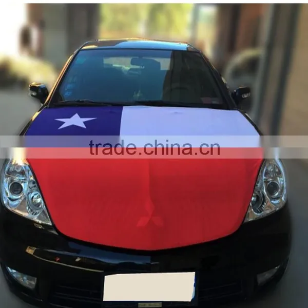 Wind Power System Display Chile Car Hood Cover,polyester Car Bonnet Cover