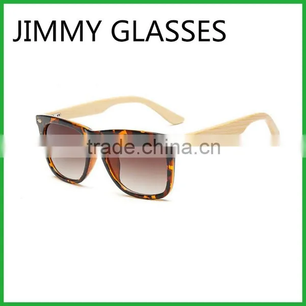 JMP642 Cheapest Wholesale Custom Laser Logo Bamboo Temple/Arm Leg Sunglasses