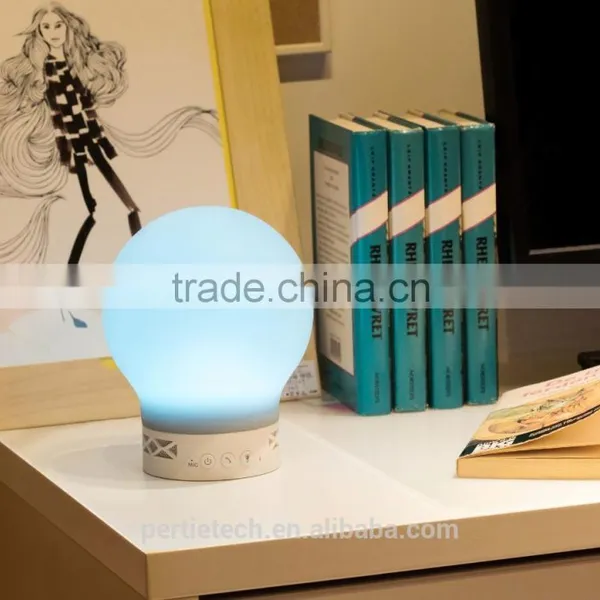 Fashion Color Changing Cordless Bluetooth Led Table Lamp Bluetooth Speaker photo-3
