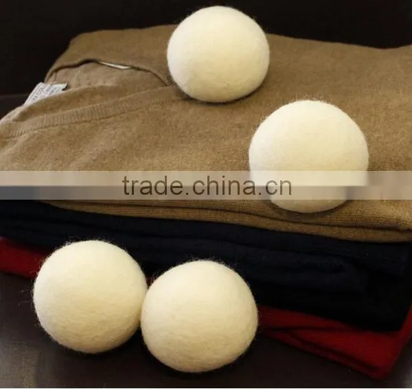 Wool Dryer Balls by I-Gruv Set of 6 XL ~ Hand Made Pure Eco Friendly 100% New Zealand Wool, All Natural Fabric Softener