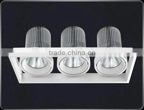 Top Grade COB LED Chip With High Luminums Efficiency and High CRI 3x45w Square Led Grille Light photo-2