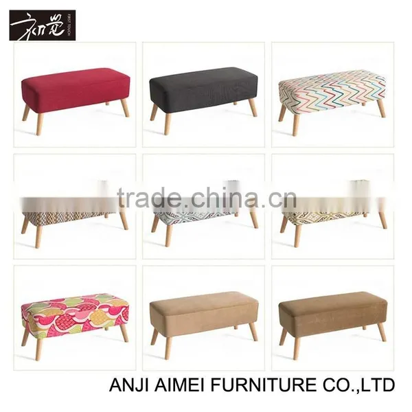 First Touch Modern Style Long Fabric Bench / Living Room Bench AM-5013 photo-2