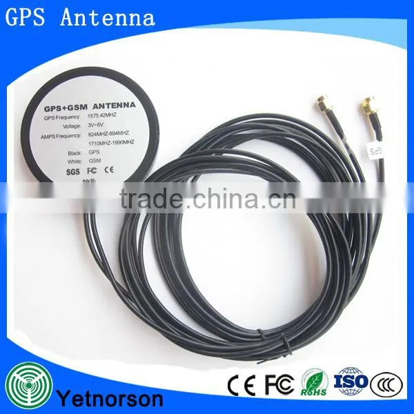 Factory Directly Sell High Quality High Gain Gps Gsm Combo Active Antenna With RG174 Cable 3Meters photo-4