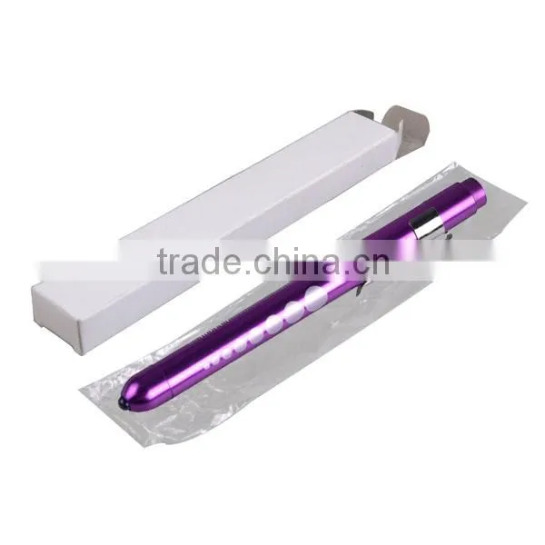 Mini Medical Aluminum Examination Pen Doctor Torch Light With Clip photo-5