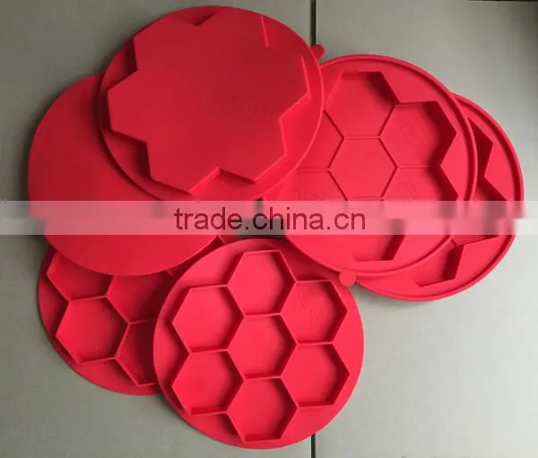 Silicone Hamburger Dimpler Burger Press ,silicone Burger Press Freezer Tray, Silicone Burger Patty Shaper