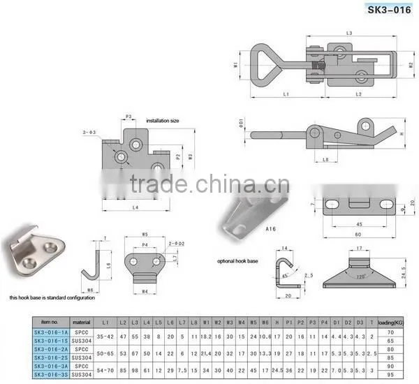 Common SK3-016 Toggle Link Clamp Latch photo-3