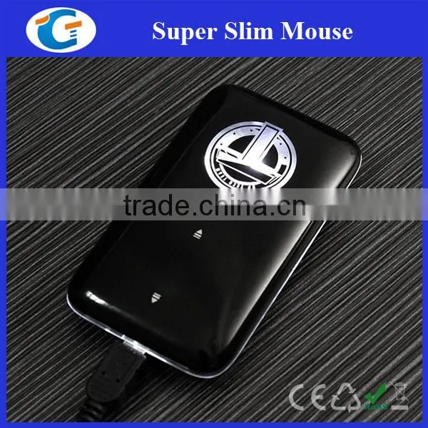 Gracious RoHS Custom LED Logo USB Cable Slim Mouse photo-5