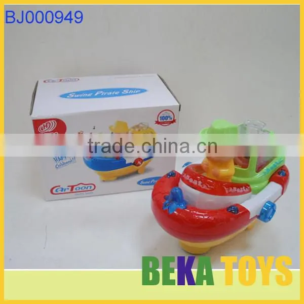 2014 Newest Toys White Kids Novelty Electric Led Robot Toy Small Plastic Cartoon Robot Toys photo-2