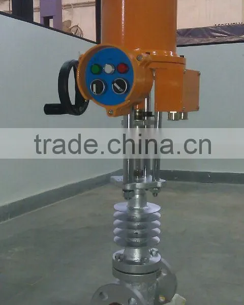 MOTORIZED LINEAR GLOBE CONTROL VALVE WITH INTEGRAL STARTER UNIT CONTROLLER photo-3